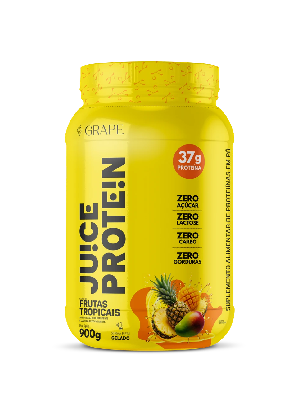 JU!CE Protein sabor Frutas Tropicais 900g
